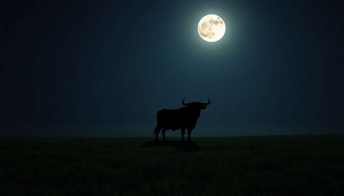 Personnalité et caractéristiques du taureau lunaire