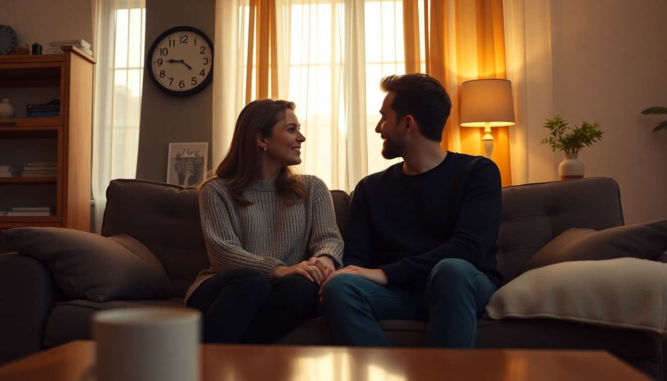 Influence de l'heure 04h40 sur le couple Influence de l'heure 04h40 sur le couple