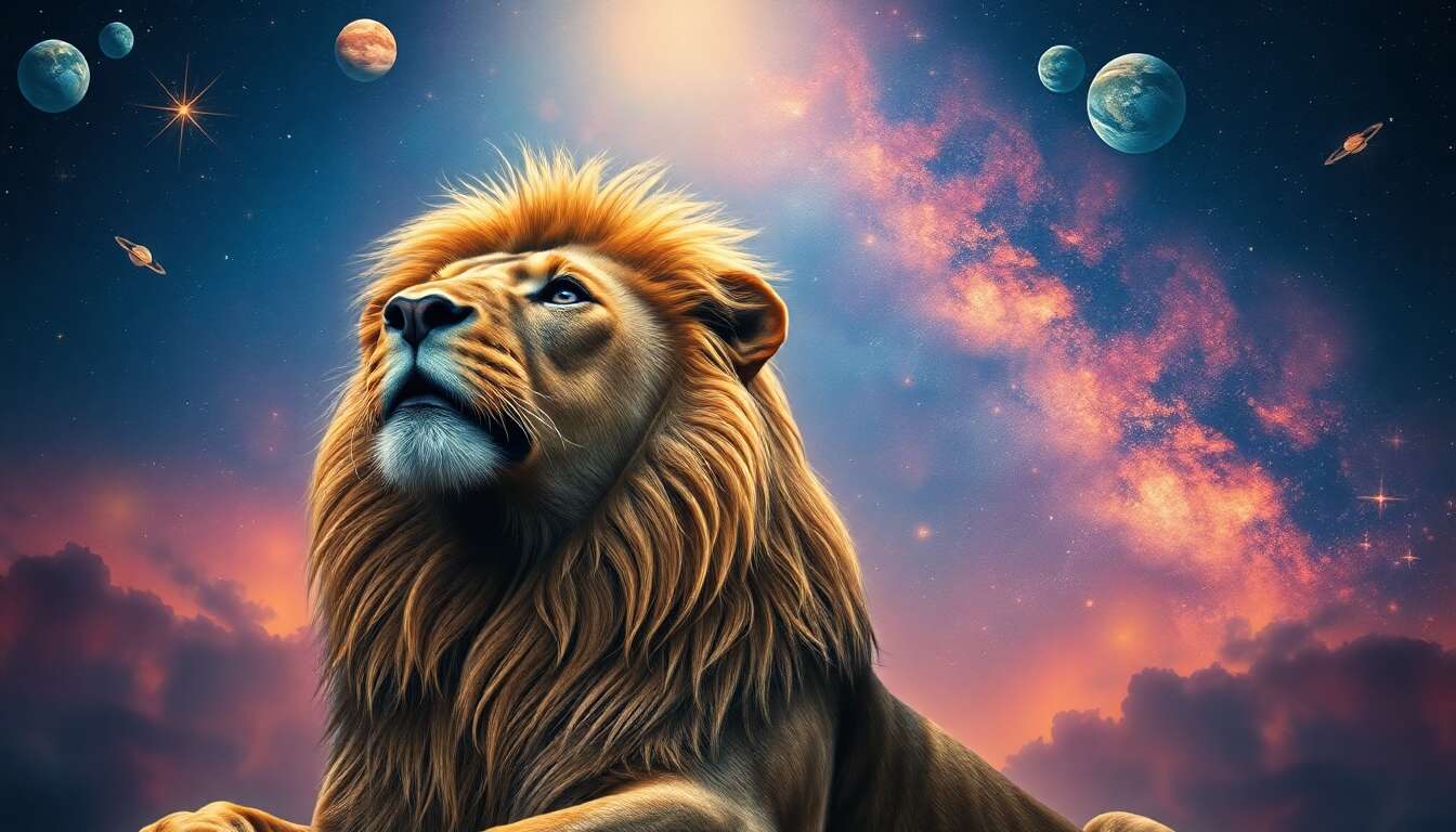 Les influences plan&eacute;taires sur le lion en 2026