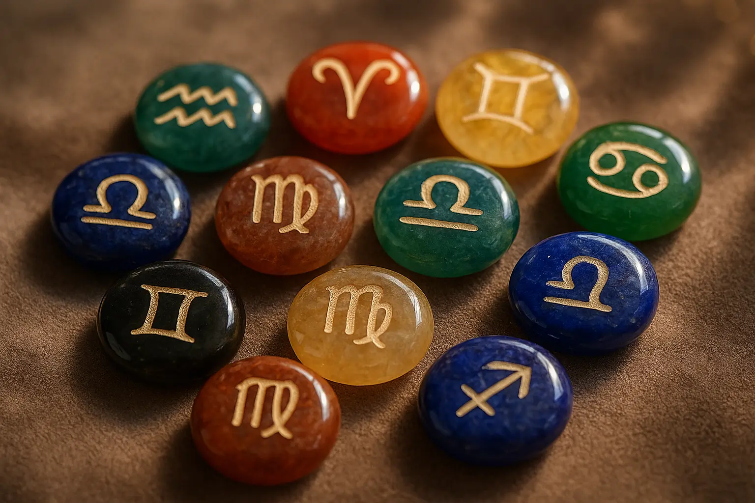 Les pierres et les signes astrologiques